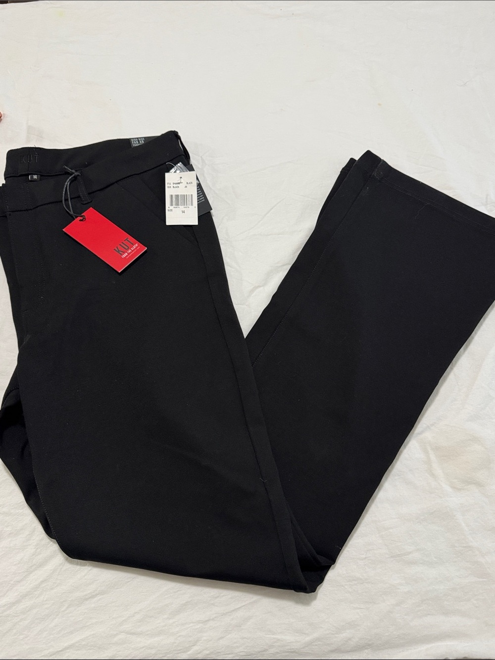 MWT Kut from the Kloth  high rise fab ab trouser bootcut size 14